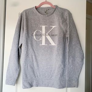 SOLD - Calvin Klein Grey Sweatshirt